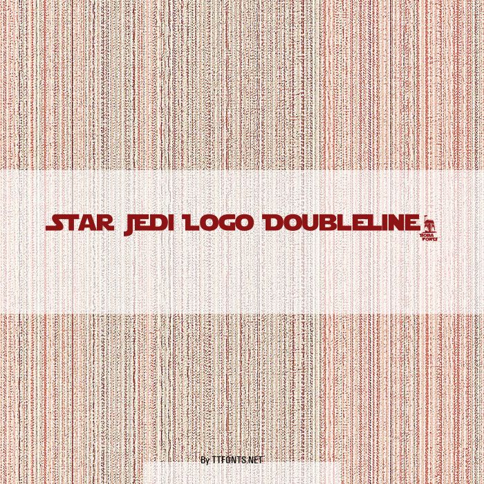 Star Jedi Logo DoubleLine2 example
