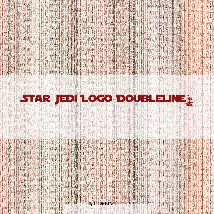 Star Jedi Logo DoubleLine2 example