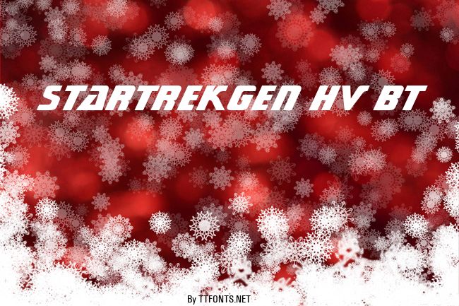 StarTrekGen Hv BT example