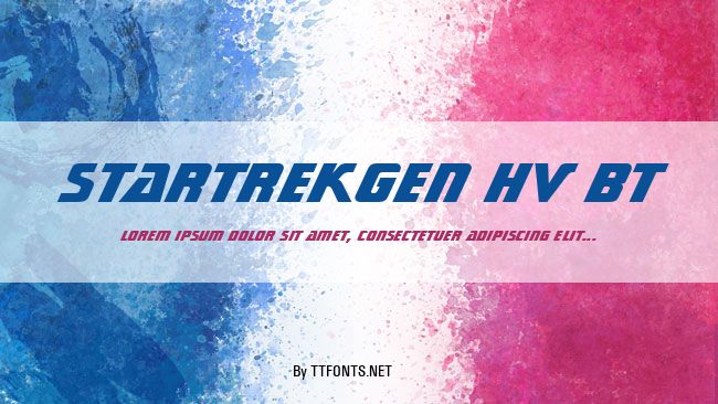StarTrekGen Hv BT example