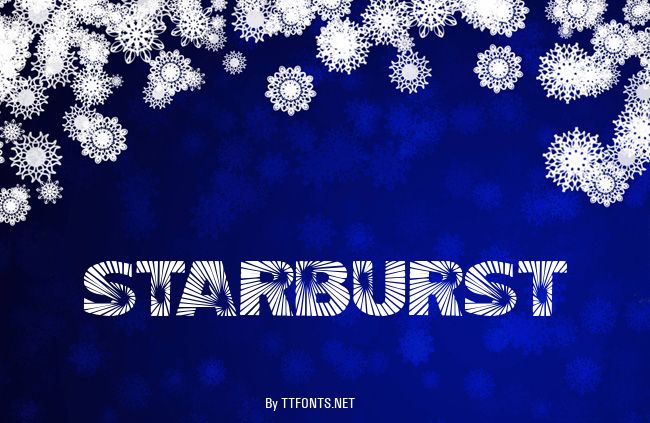 Starburst example