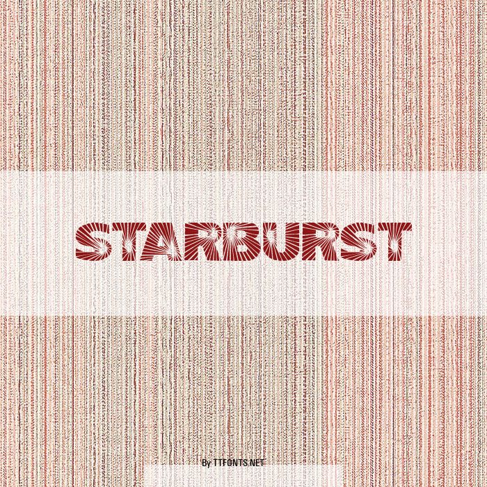 Starburst example