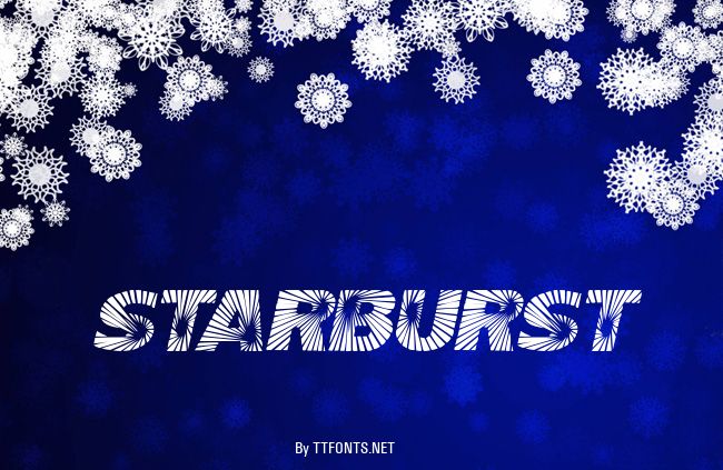 Starburst example