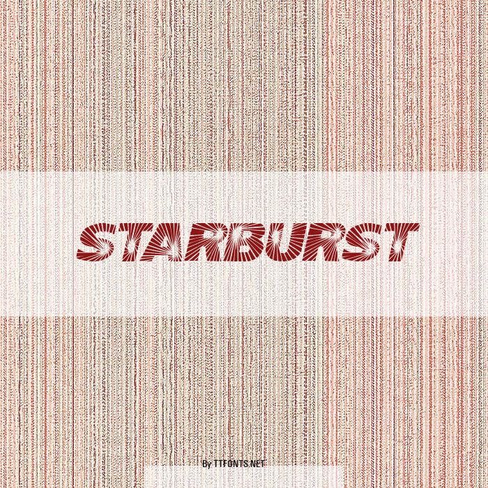 Starburst example
