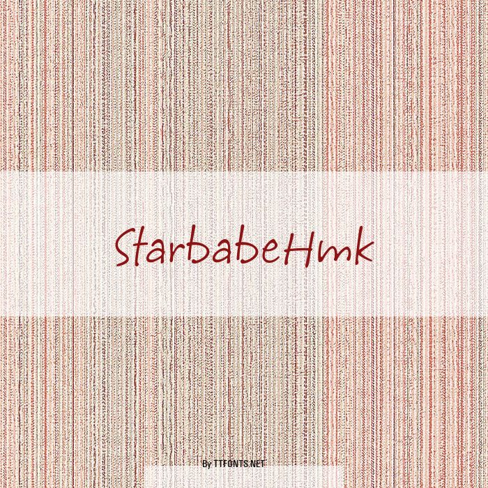 StarbabeHmk example