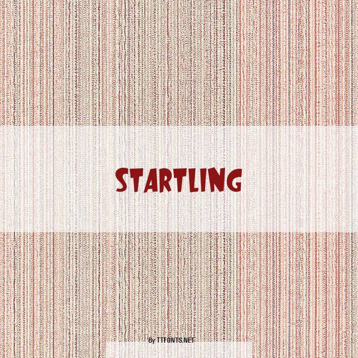 Startling example
