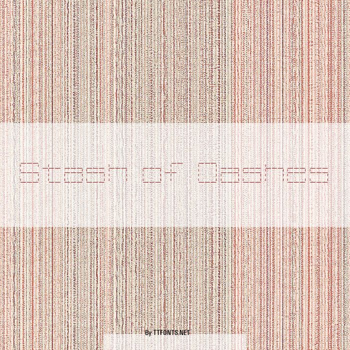 Stash of Dashes example