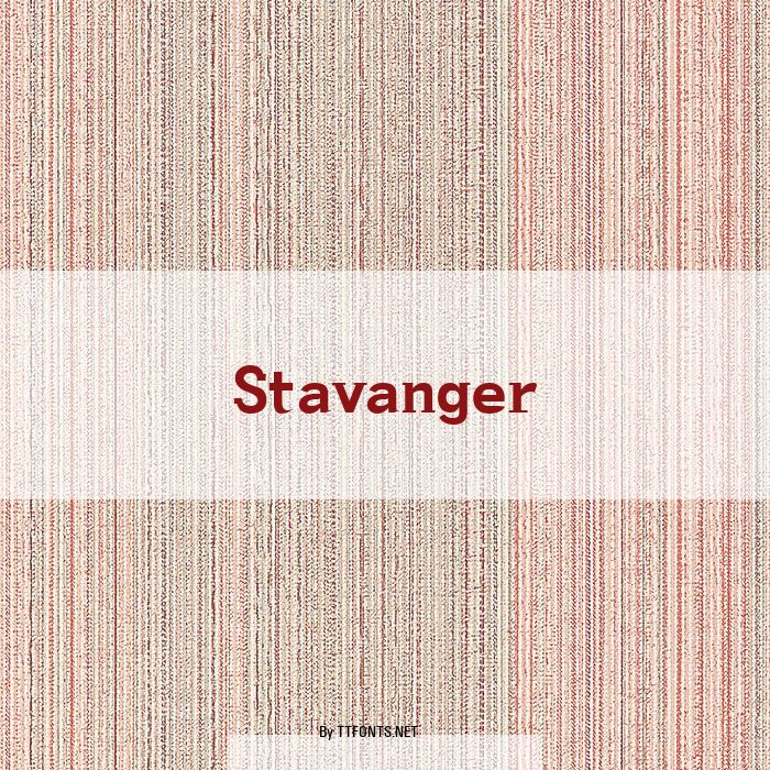 Stavanger example