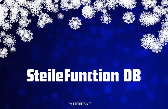 SteileFunction DB example
