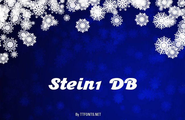 Stein1 DB example