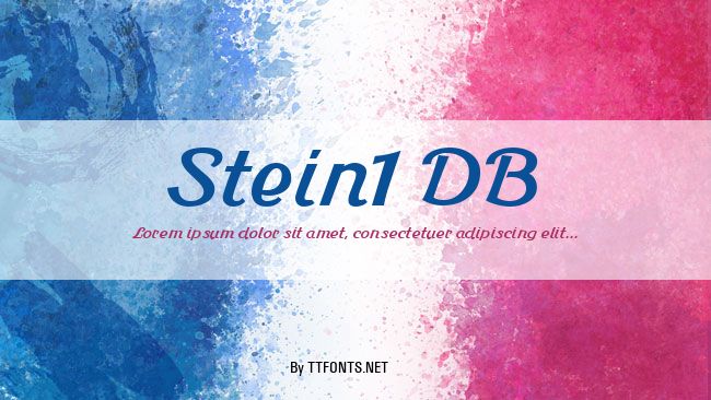 Stein1 DB example