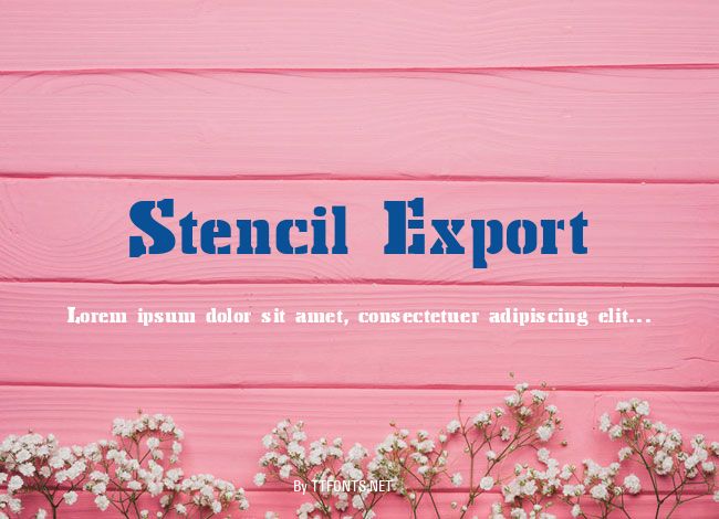 Stencil Export example
