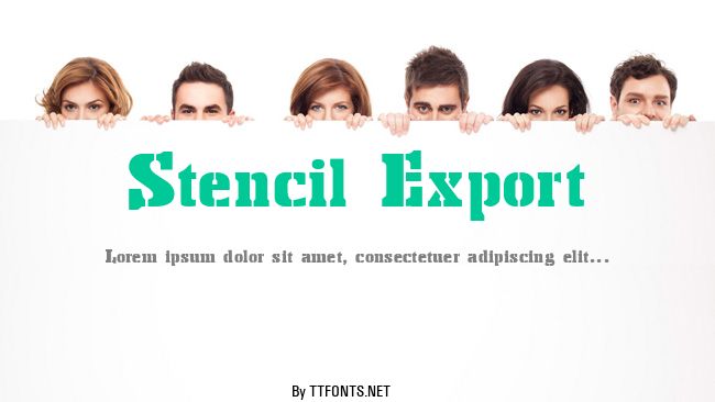 Stencil Export example