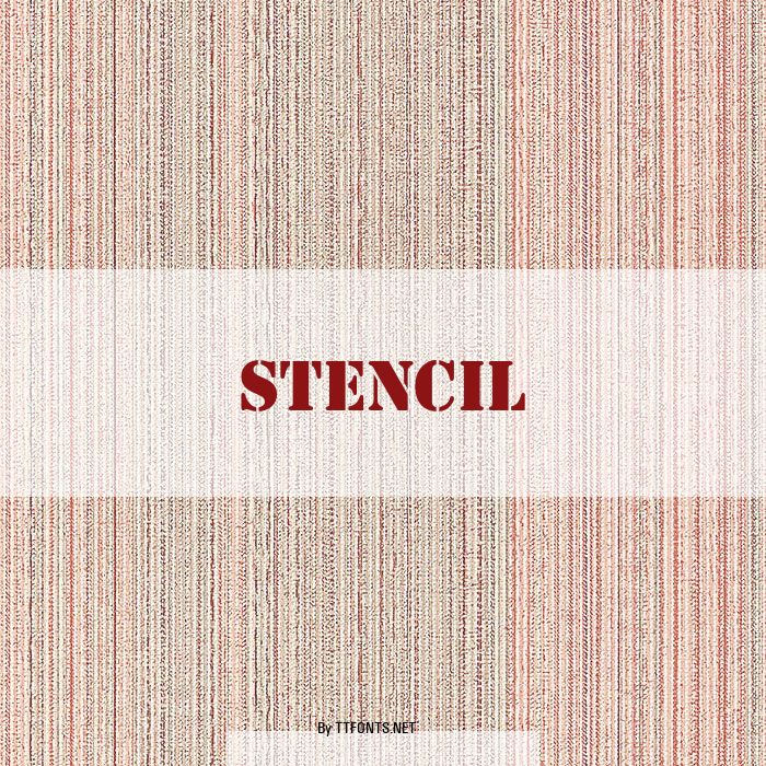 Stencil example