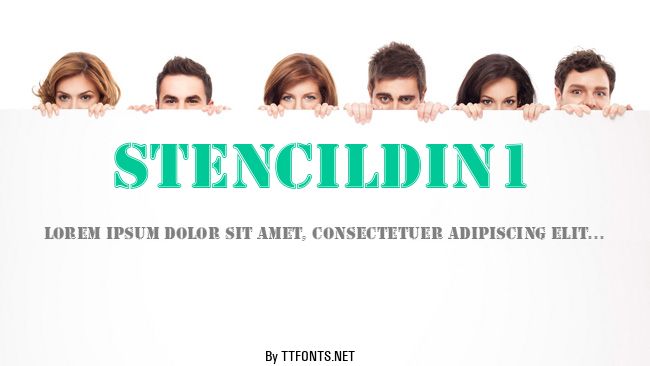 StencilDIn1 example