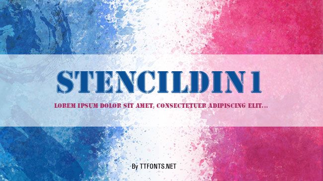 StencilDIn1 example