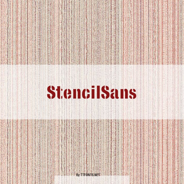 StencilSans example