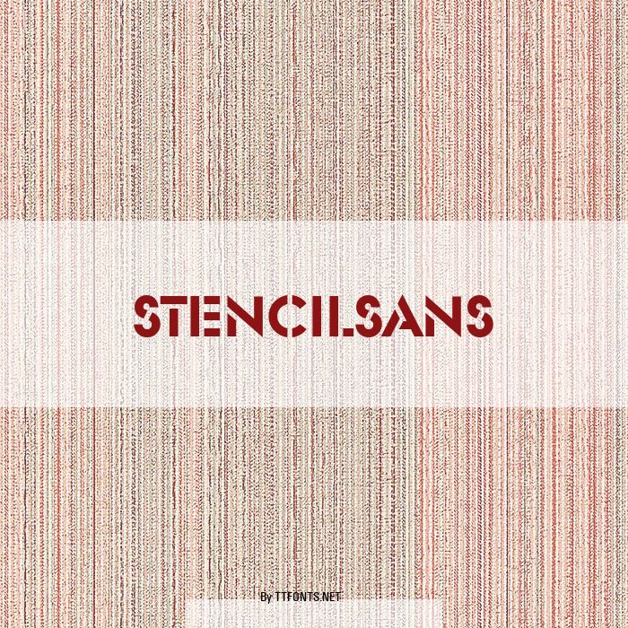 StencilSans example