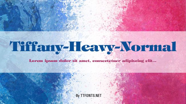 Tiffany-Heavy-Normal example