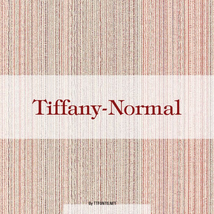Tiffany-Normal example