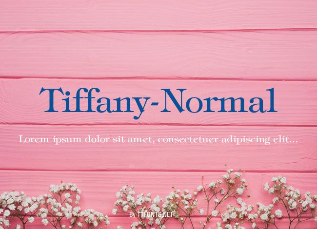 Tiffany-Normal example