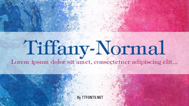 Tiffany-Normal example