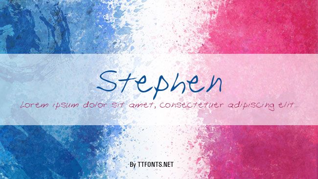 Stephen example