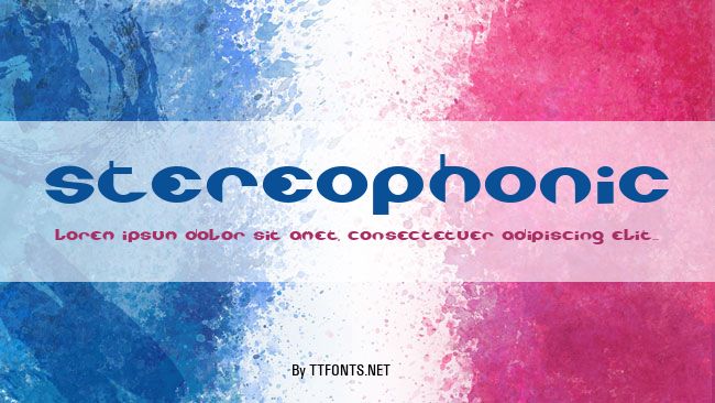 Stereophonic example
