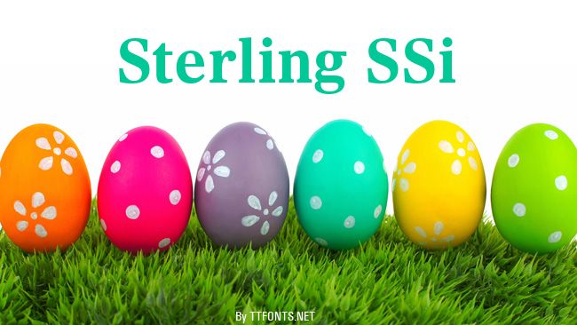Sterling SSi example