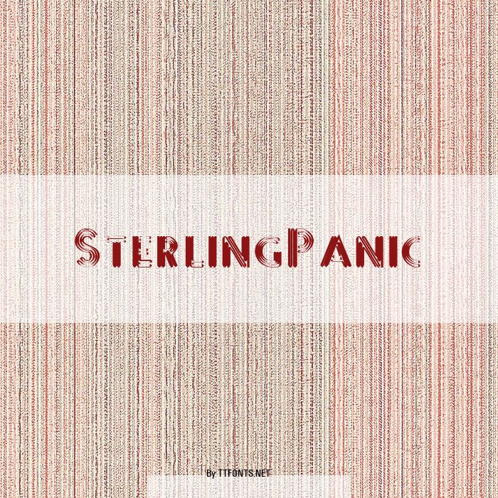 SterlingPanic example