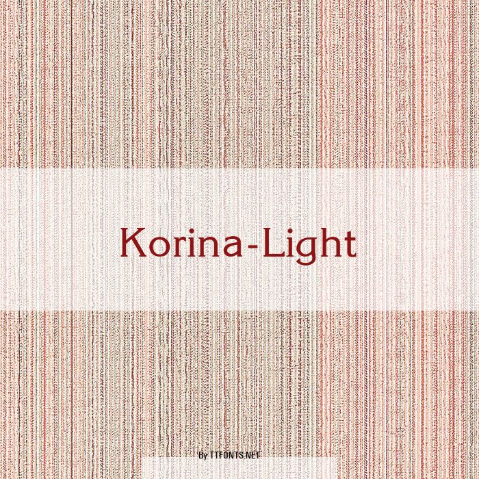 Korina-Light example