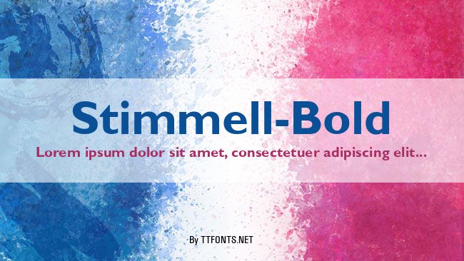 Stimmell-Bold example