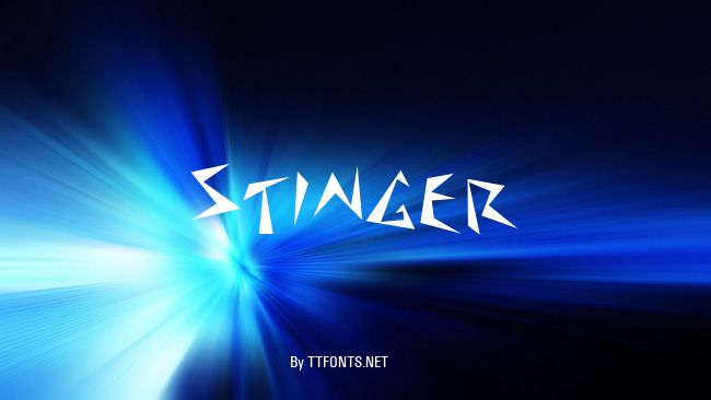 Stinger example