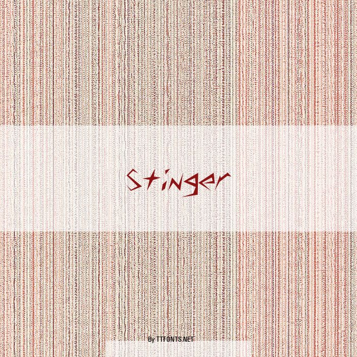 Stinger example