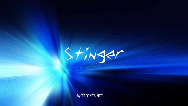 Stinger example