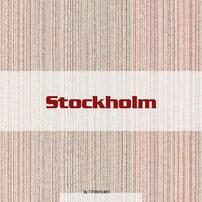 Stockholm example