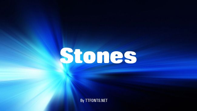 Stones example