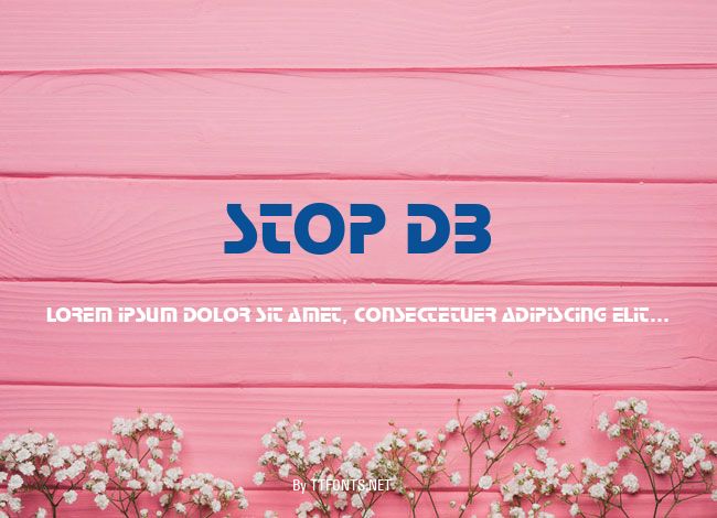 Stop DB example