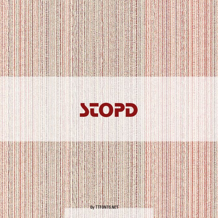 StopD example