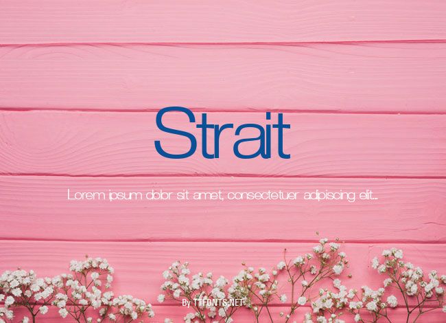 Strait example