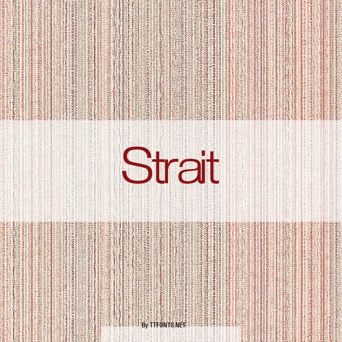Strait example
