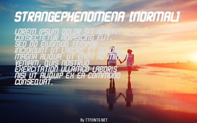 StrangePhenomena [normal] example