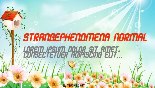 StrangePhenomena Normal example