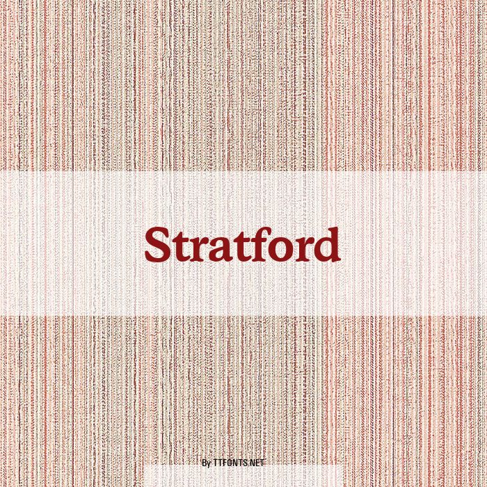 Stratford example
