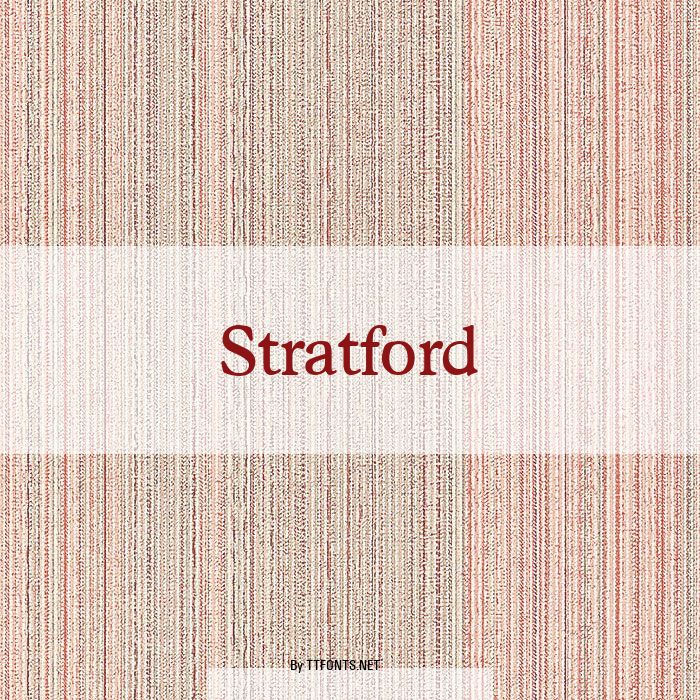 Stratford example