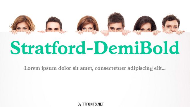 Stratford-DemiBold example