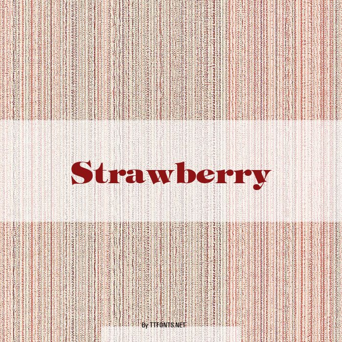 Strawberry example
