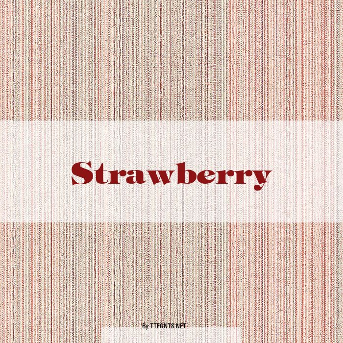 Strawberry example