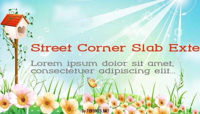 Street Corner Slab Extend example
