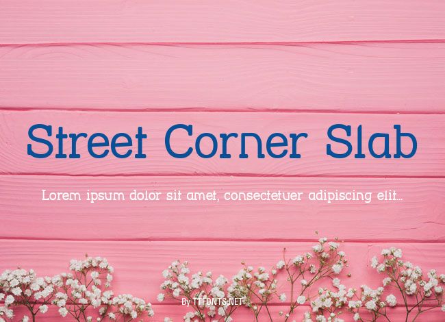 Street Corner Slab example